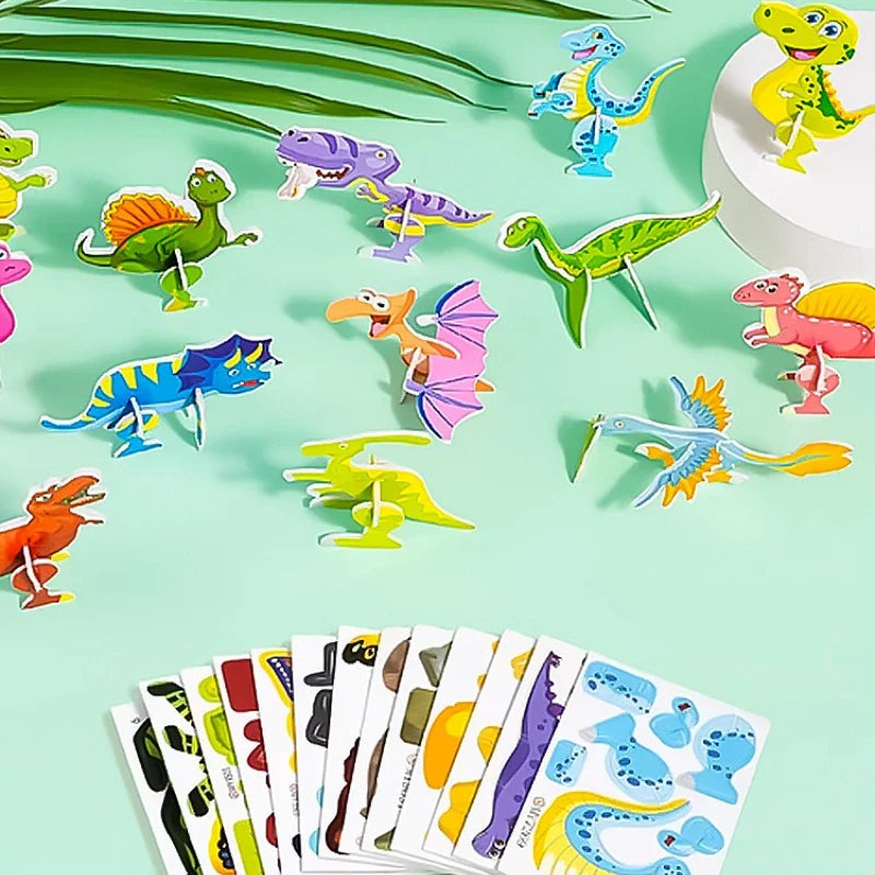 3D zestaw puzzli kreskówkowych dla dzieci