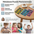 Metalowe Puzzle Pierścieniowe