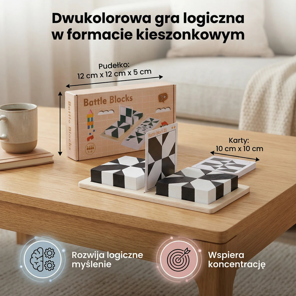Battle Blocks – Drewniana Gra Logiczna