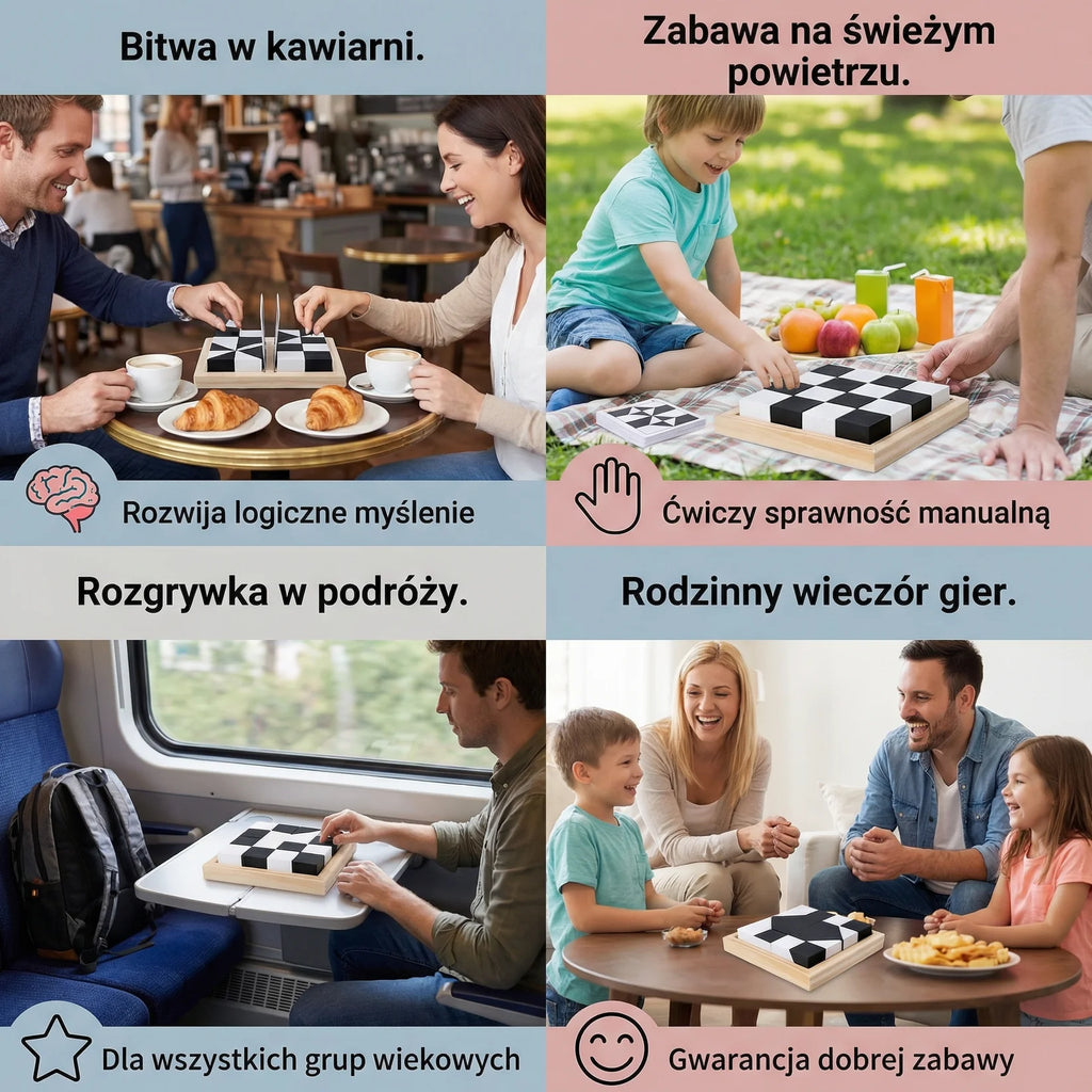 Battle Blocks – Drewniana Gra Logiczna