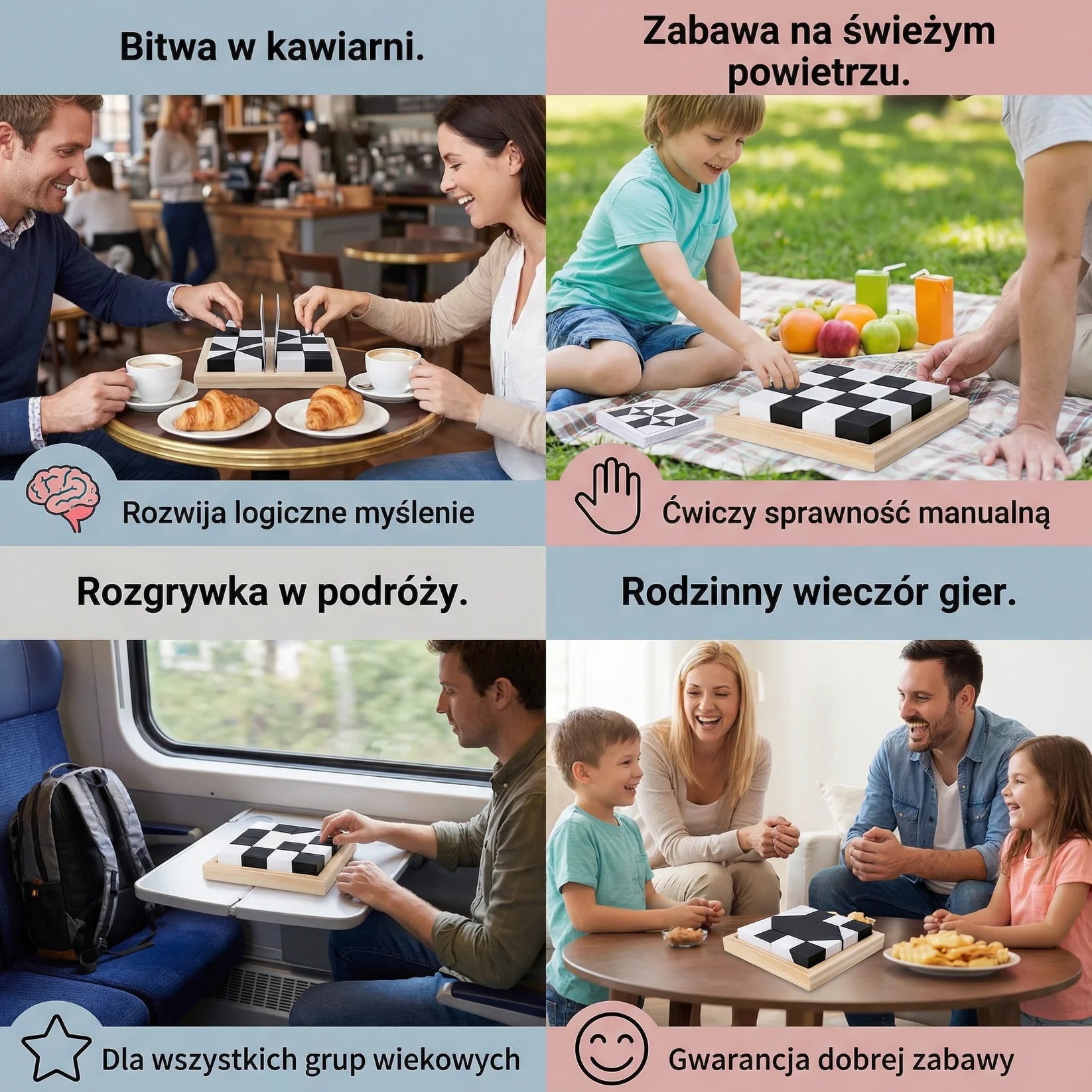 Battle Blocks – Drewniana Gra Logiczna