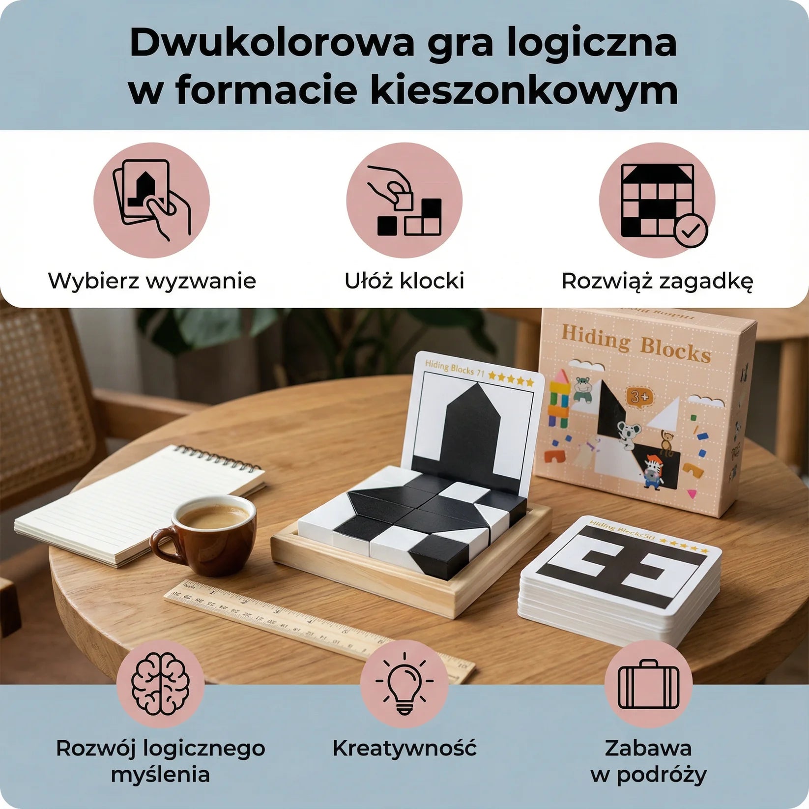 Battle Blocks – Drewniana Gra Logiczna