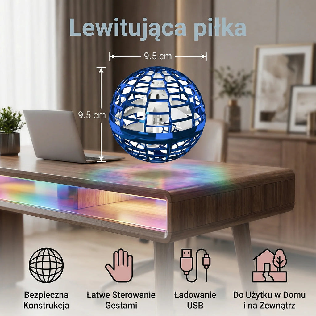 Lewitująca Piłka RGB