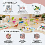 3D zestaw puzzli kreskówkowych dla dzieci
